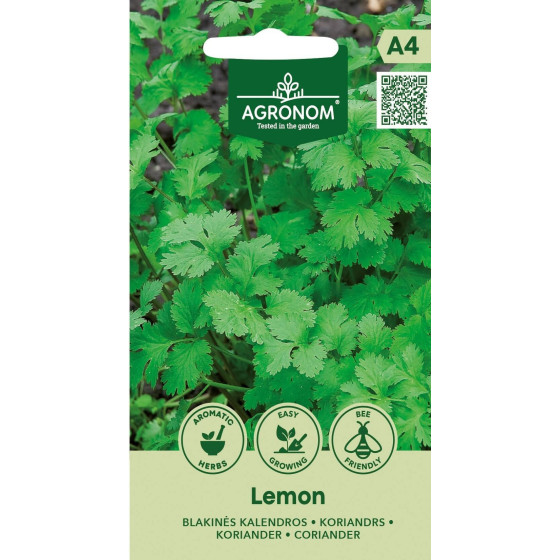 Koriandrs Lemon, koriandrs, koriandru sēklas
