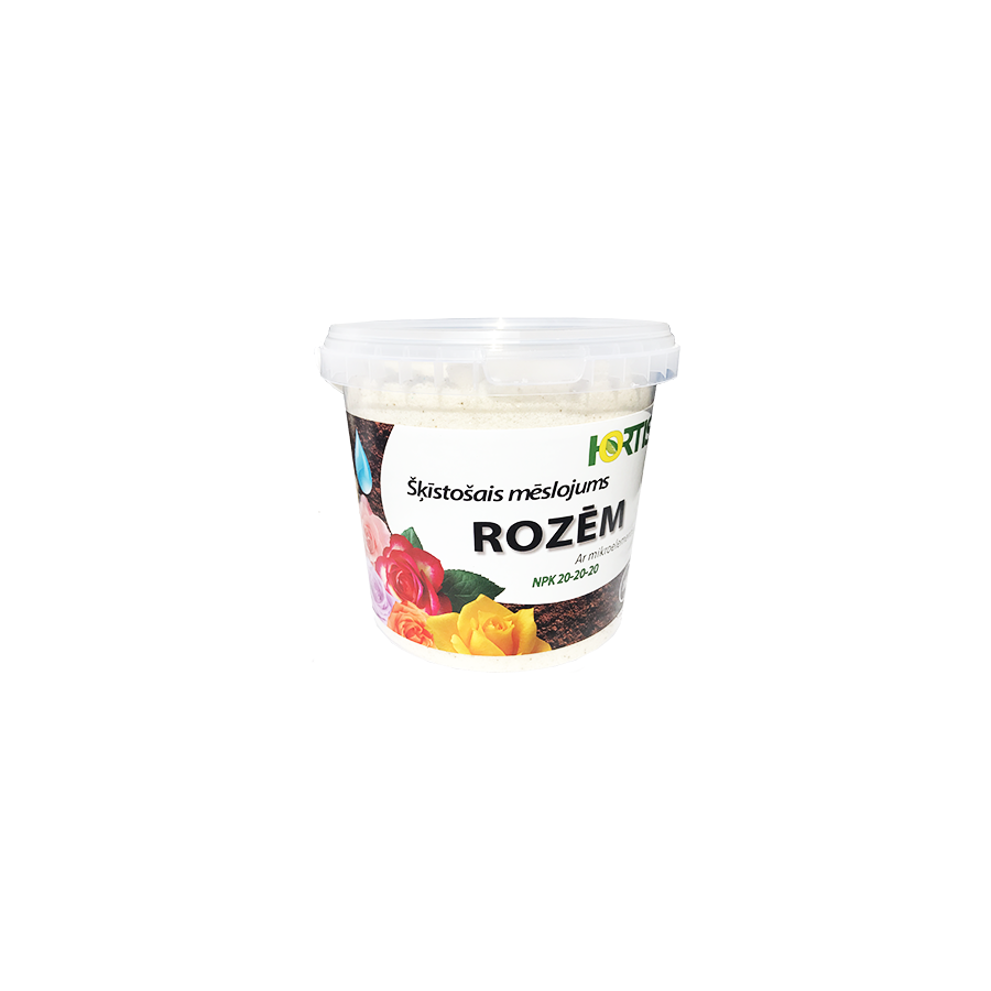 Hortis šķīstošais mēslojums rozēm 1Kg