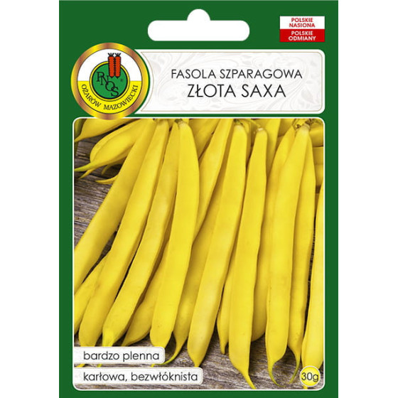 Pupiņas sparģeļu Złota Saxa 30g, Sparģeļpupiņas, Sparģeļpupiņu sēklas