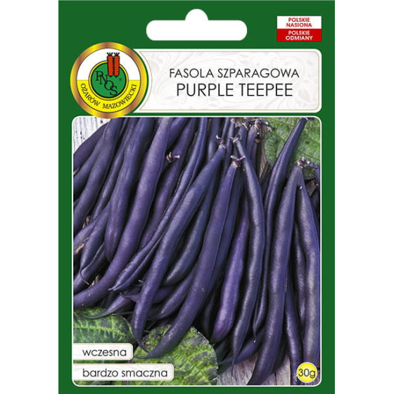 Pupiņas sparģeļu Purple Teepee, Sparģeļpupiņas, Violetas sparģeļpupiņas