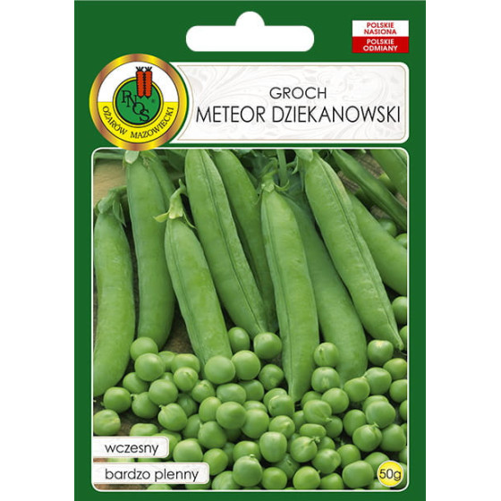 Zirņi Meteor Dziekanowski, Zirņu sēklas Meteor Dziekanowski