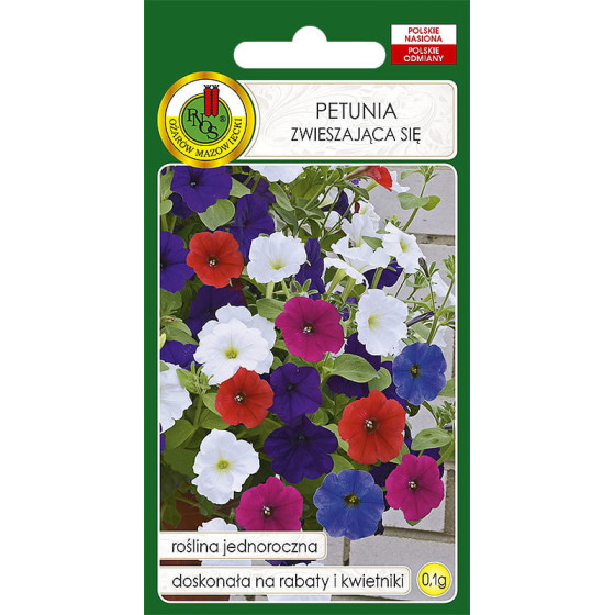 Petūnijas nokarenās Mix, Nokarenās petūnijas, Nokareno petūniju sēklas, Petunia pendula