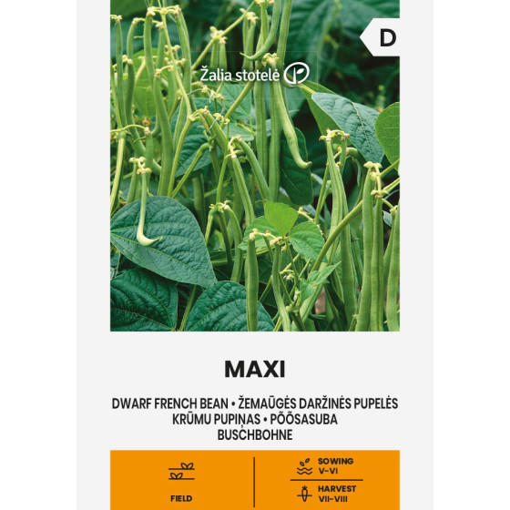 Pupiņas sparģeļu Maxi 15g, Pupiņu sēklas Maxi