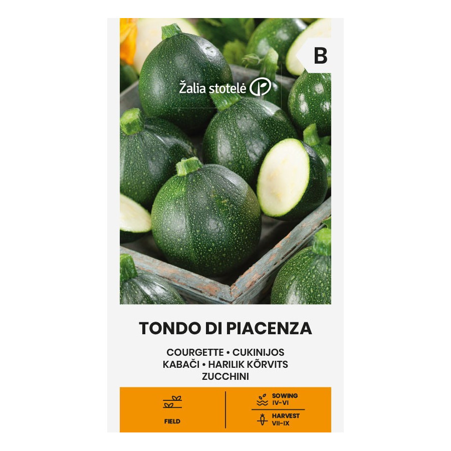 Cukini TONDO DI PIACENZA, Cukini sēklas TONDO DI PIACENZA