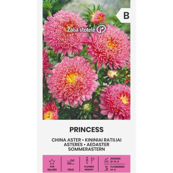 Asteres PRINCESS rozā 0,5g