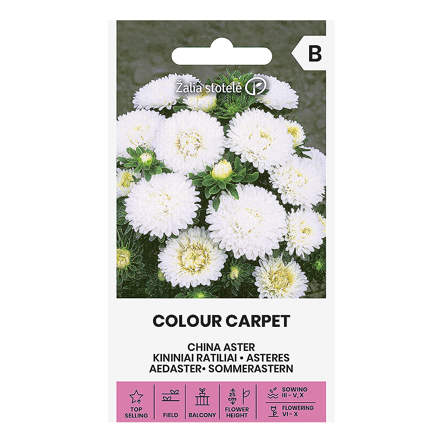 Asteres COLOUR CARPET baltas 0,5g *
