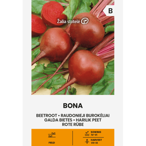 Bietes BONA 10g, Biešu sēklas BONA