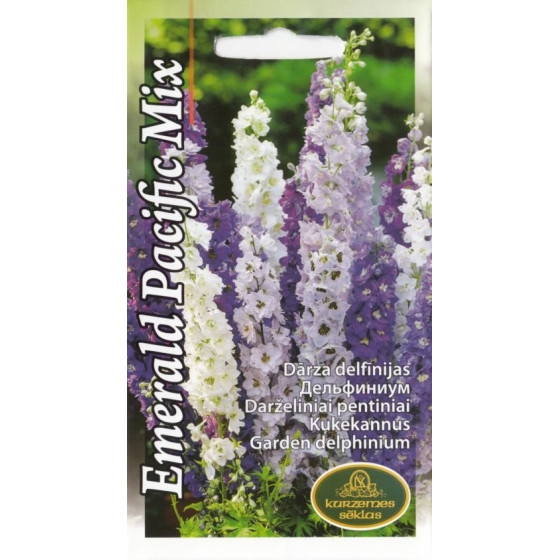 Delfīnijas ilggadīgas Emerald Pacific Mix 0.1g (KS)