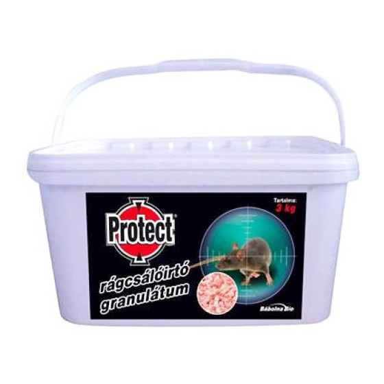 Protect granulas grauzējiem 10 kg, Peļu inde, Žurku inde