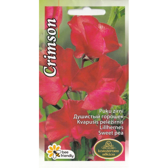 Puķu zirņi CRIMSON 2g (KS)