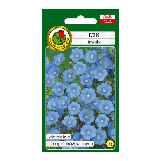 Lini, Linu sēklas, Puķu sēklas, sēklas, Daudzgadīgie lini, Linum perenne