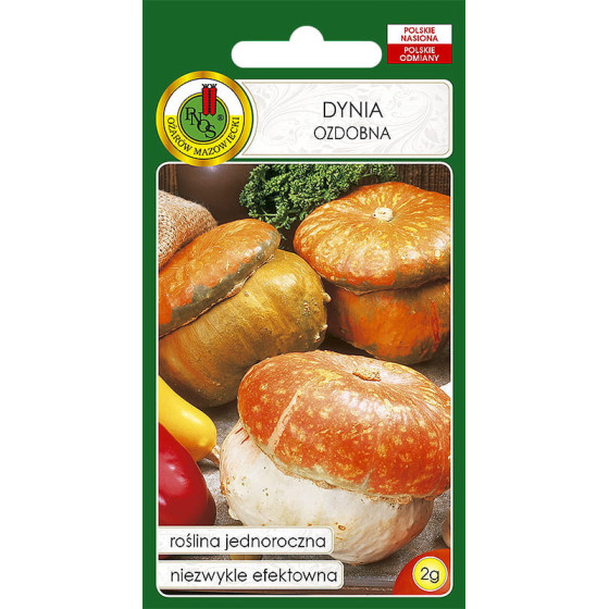 Ķirbji dekoratīvie Turku turbāns 2g, Dekoratīvie ķirbji, Dekoratīvo ķirbju sēklas