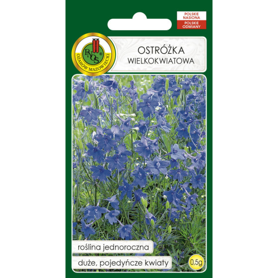 Delfīnijas, Delfīniju sēklas, Puķu sēklas, Sēklas, Lielziedu delfīnijas, Delphinium grandiflorum