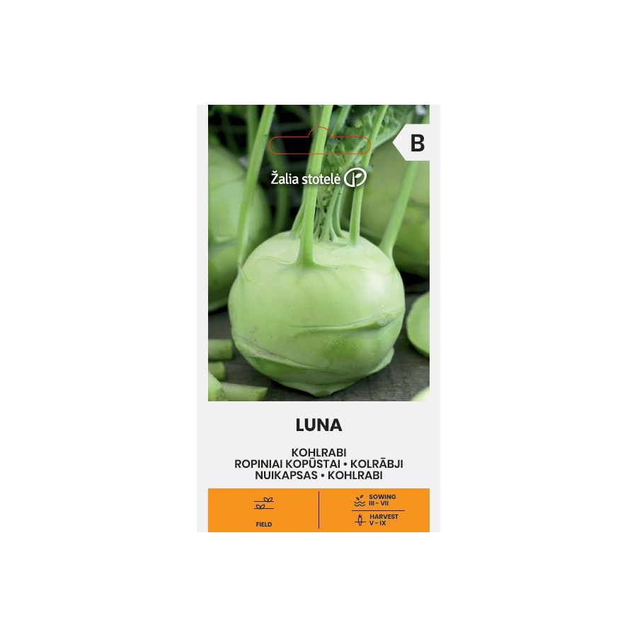 Kolrābji LUNA, Kolrābju sēklas LUNA
