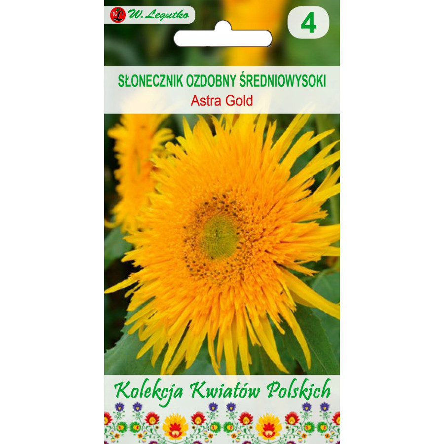 Saulespuķes Astra Gold, Salespuķu sēklas Astra gold