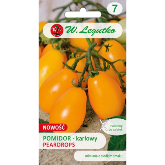 Tomāti Peardrops, Nokarenie tomāti, Tomātu sēklas Peardrops