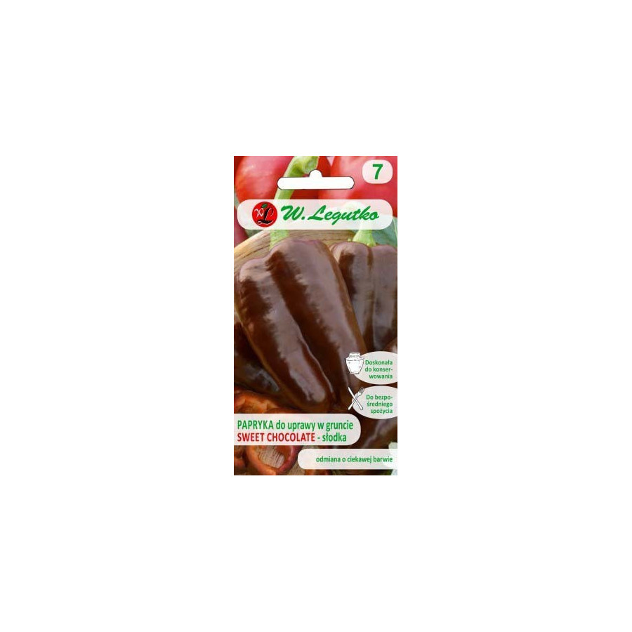 Paprika Sweet Chocolate,Paprikas sēklas Sweet Chocolate, Tumšā paprika