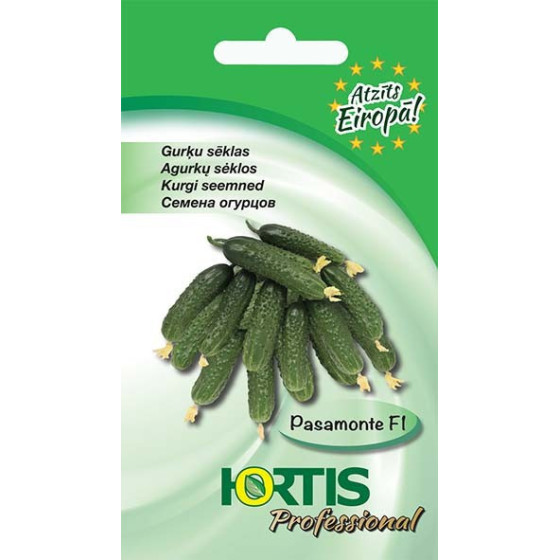 Gurķi Pasamonte F1, Gurķu sēklas Pasamonte, Pasamonte F1