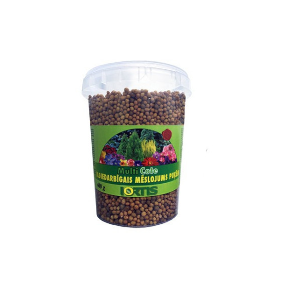 Hortis Multicote ilgiedarbīgais mēslojums puķēm 400g
