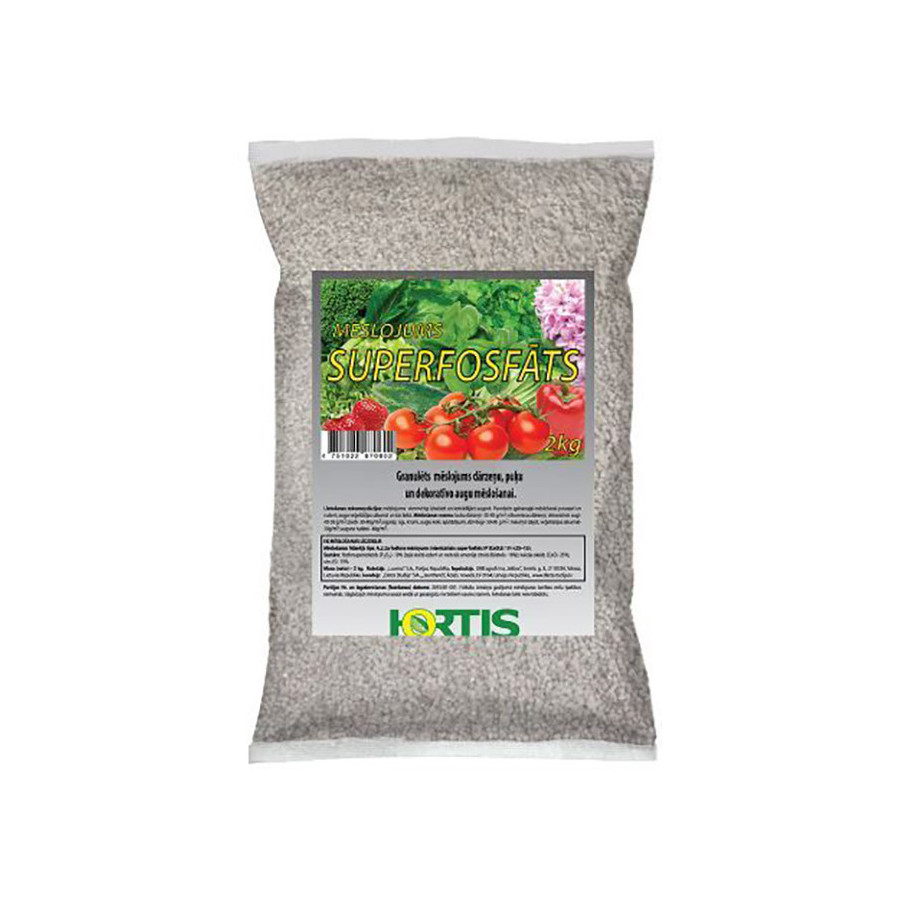 Superfosfāts 2kg, Mēslojums superfosfāts, Fosfora mēslojums
